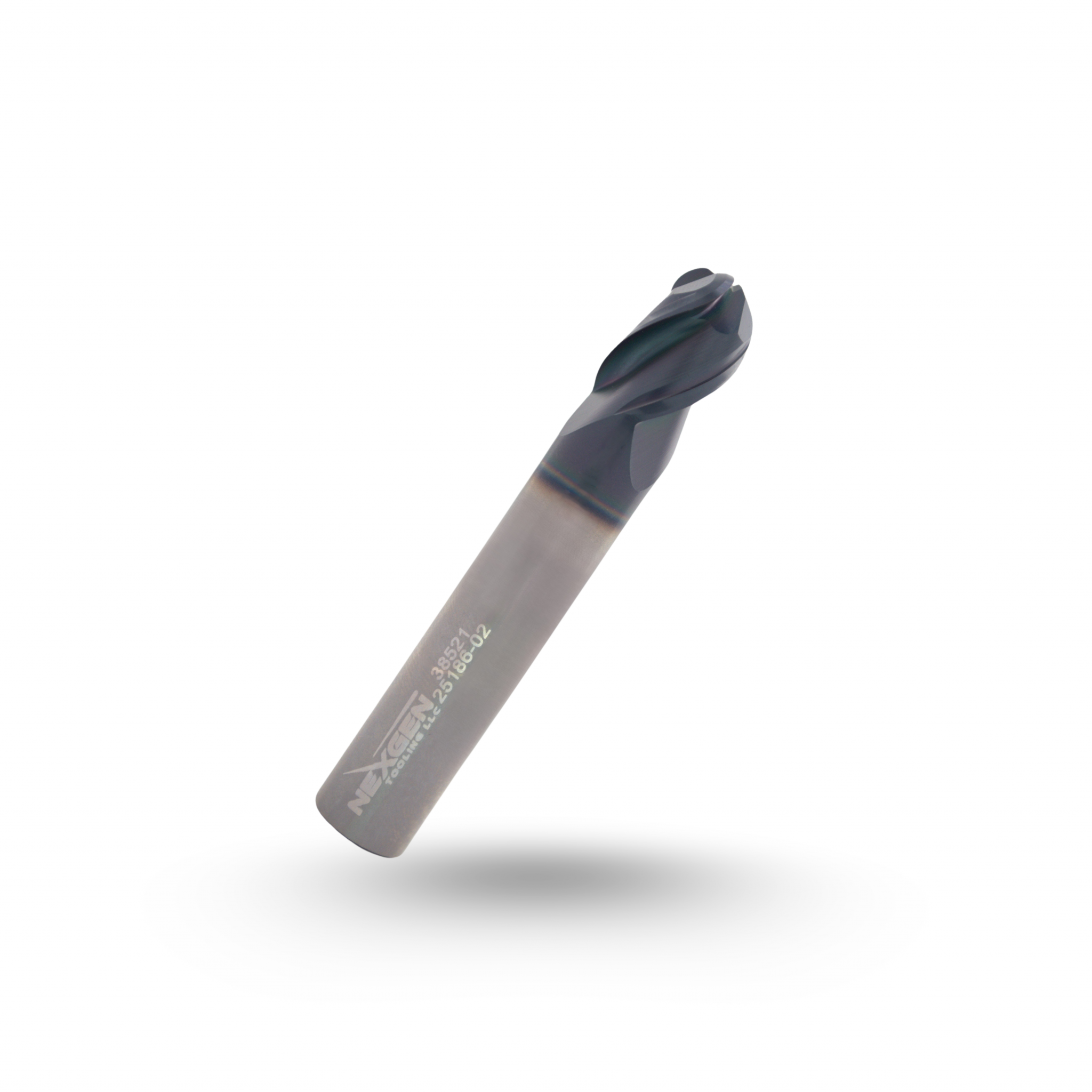 3 Flute Ballnose End Mill X-ProMAX Coated
