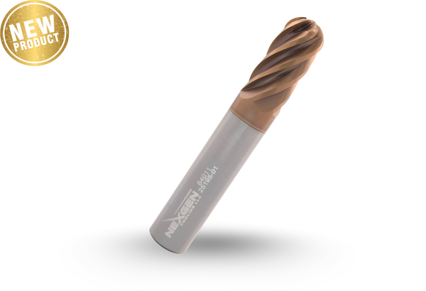 6 Flute Ballnose End Mill T-ProMAX Coated