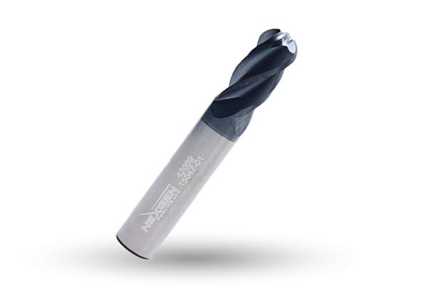 4 Flute Ballnose End Mill A-ProMAX Coated
