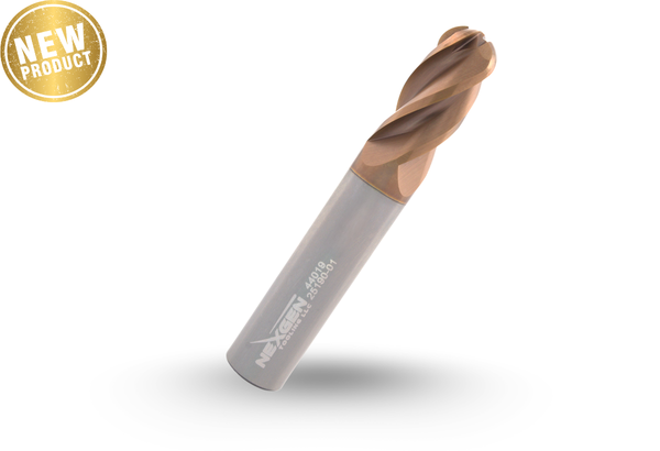 4 Flute Ballnose End Mill T-ProMAX Coated