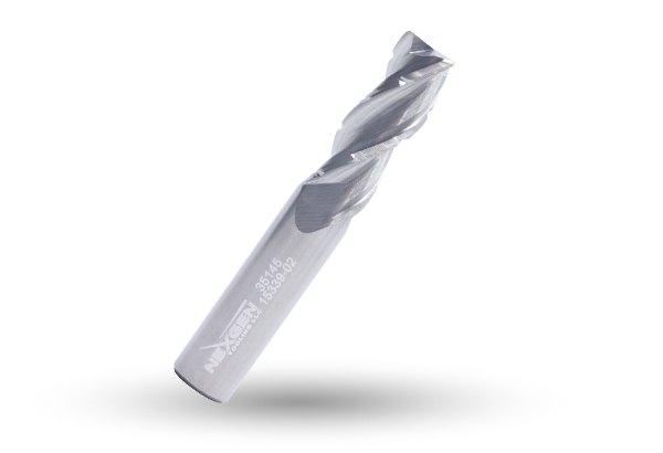 3 Flute Chipbreaker Square End Mill Uncoated